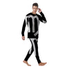 Virgo Sign White And Black Print Men's Pajamas-grizzshop