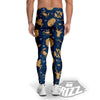 Virgo Zodiac Purple Print Pattern Men's Leggings-grizzshop