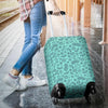 Virus Bacteria Pattern Print Luggage Cover Protector-grizzshop