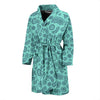 Virus Bacteria Pattern Print Men Long Robe-grizzshop