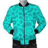 Virus Bacteria Pattern Print Men's Bomber Jacket-grizzshop