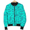 Virus Bacteria Pattern Print Men's Bomber Jacket-grizzshop