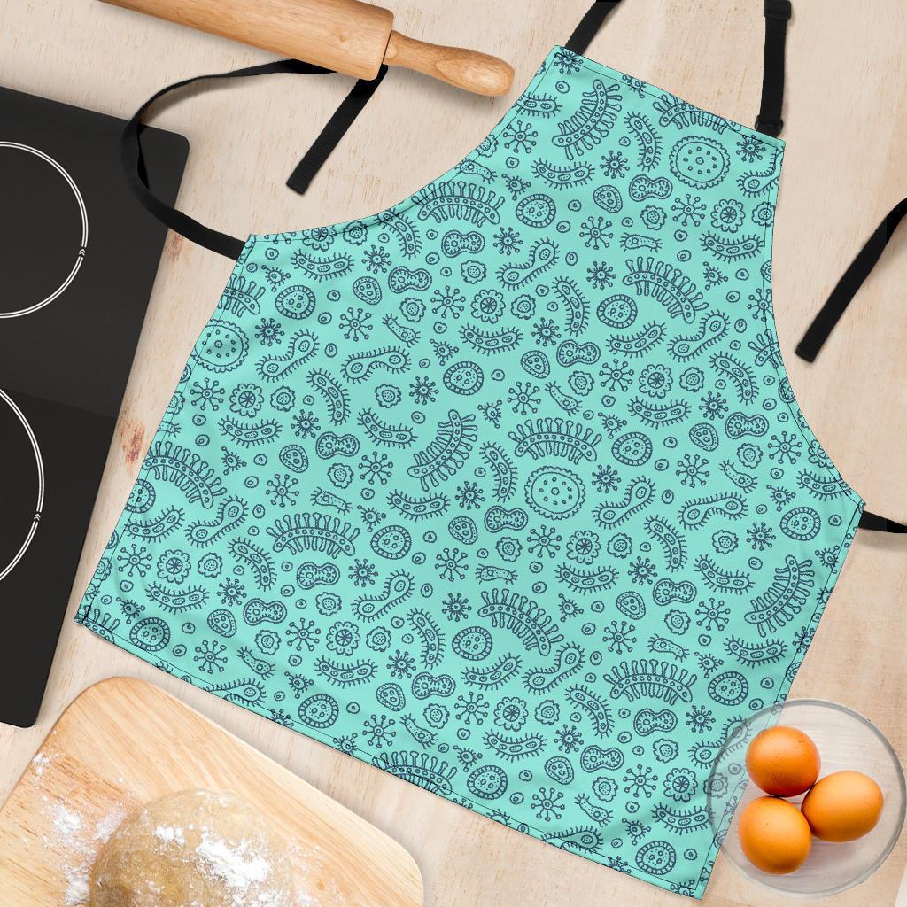 Virus Bacteria Pattern Print Women's Apron-grizzshop