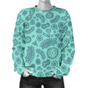 Virus Bacteria Pattern Print Women's Sweatshirt-grizzshop