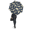 Virus Bacteria Print Pattern Automatic Foldable Umbrella-grizzshop