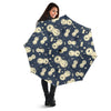 Virus Bacteria Print Pattern Automatic Foldable Umbrella-grizzshop