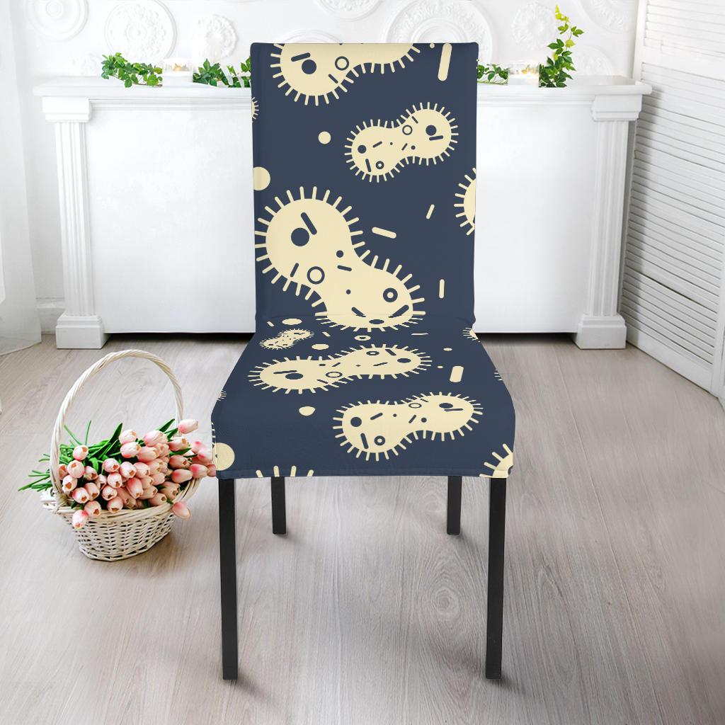 Virus Bacteria Print Pattern Chair Cover-grizzshop