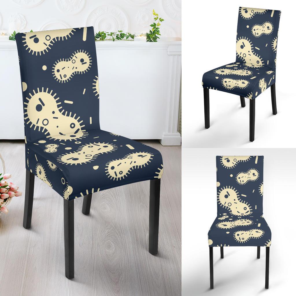 Virus Bacteria Print Pattern Chair Cover-grizzshop