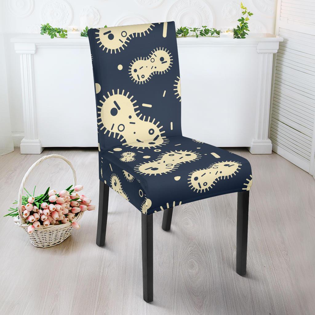 Virus Bacteria Print Pattern Chair Cover-grizzshop