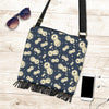 Virus Bacteria Print Pattern Crossbody bags-grizzshop