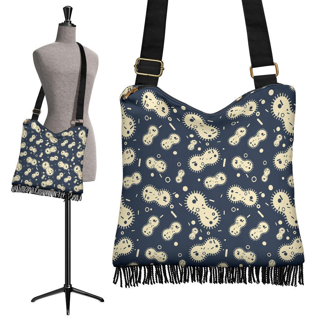 Virus Bacteria Print Pattern Crossbody bags-grizzshop