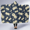 Load image into Gallery viewer, Virus Bacteria Print Pattern Hooded Blanket-grizzshop