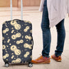 Virus Bacteria Print Pattern Luggage Cover Protector-grizzshop