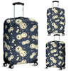 Virus Bacteria Print Pattern Luggage Cover Protector-grizzshop