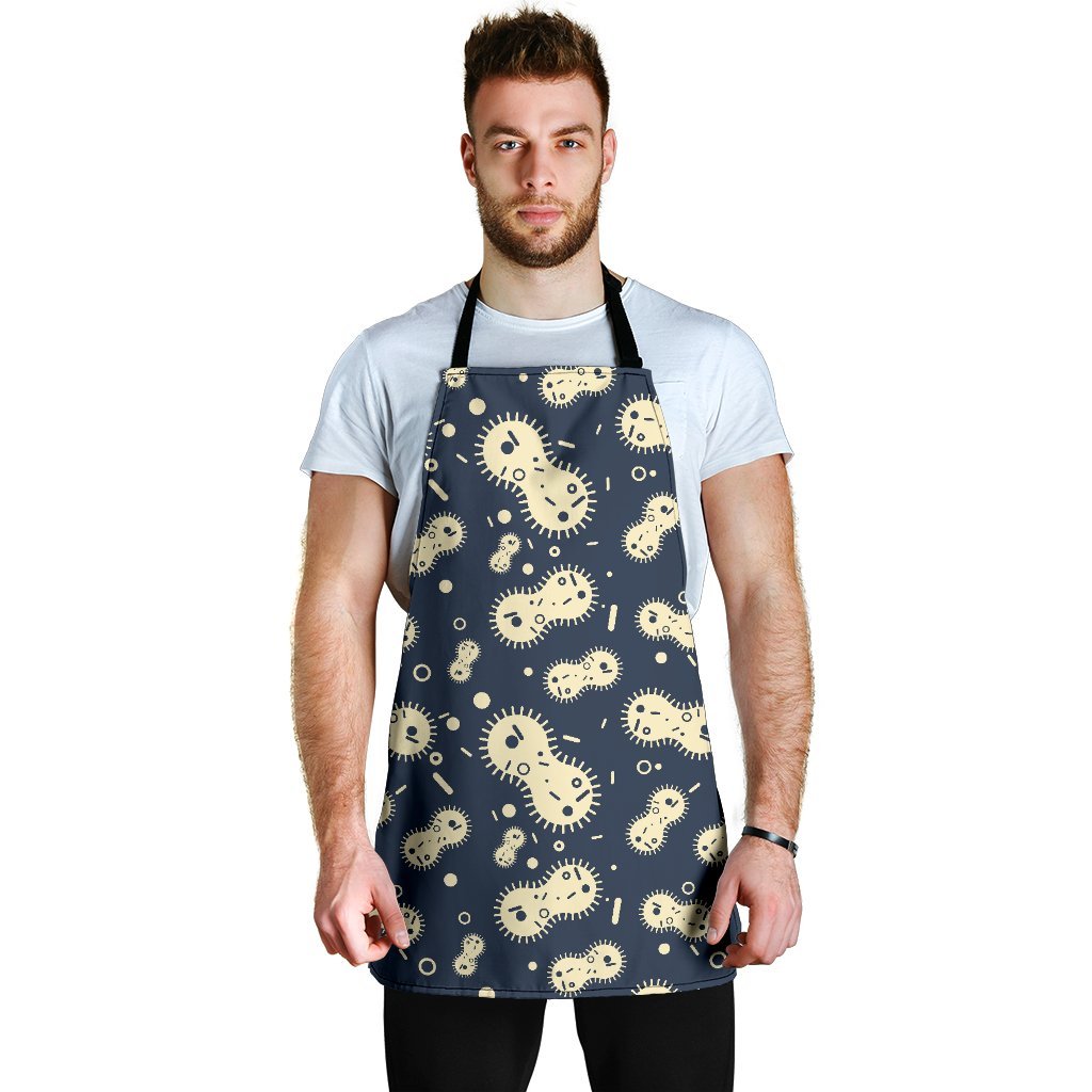 Virus Bacteria Print Pattern Men's Apron-grizzshop