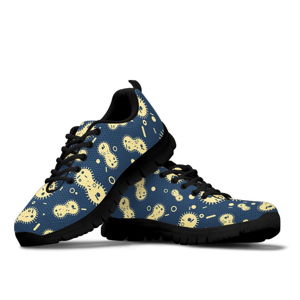 Virus Bacteria Print Pattern Sneaker Shoes For Men Women-grizzshop