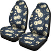Virus Bacteria Print Pattern Universal Fit Car Seat Covers-grizzshop