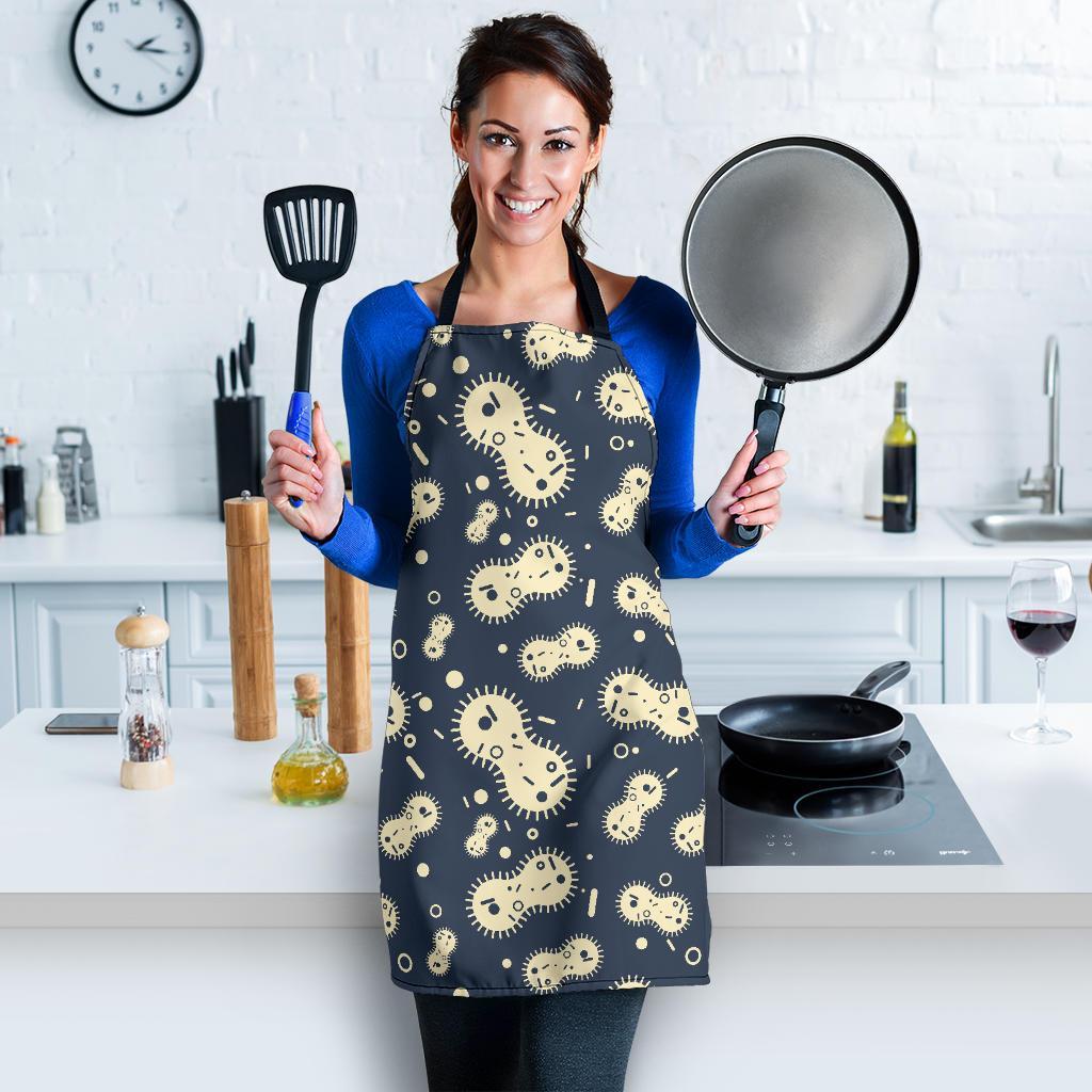 Virus Bacteria Print Pattern Women's Apron-grizzshop