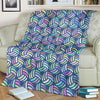 Volleyball Pattern Print Blanket-grizzshop