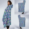 Volleyball Pattern Print Hooded Blanket-grizzshop