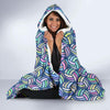 Volleyball Pattern Print Hooded Blanket-grizzshop