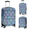 Volleyball Pattern Print Luggage Cover Protector-grizzshop