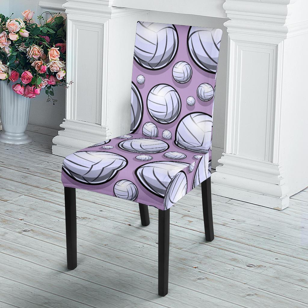 Volleyball Print Pattern Chair Cover-grizzshop