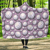 Volleyball Print Pattern Hooded Blanket-grizzshop