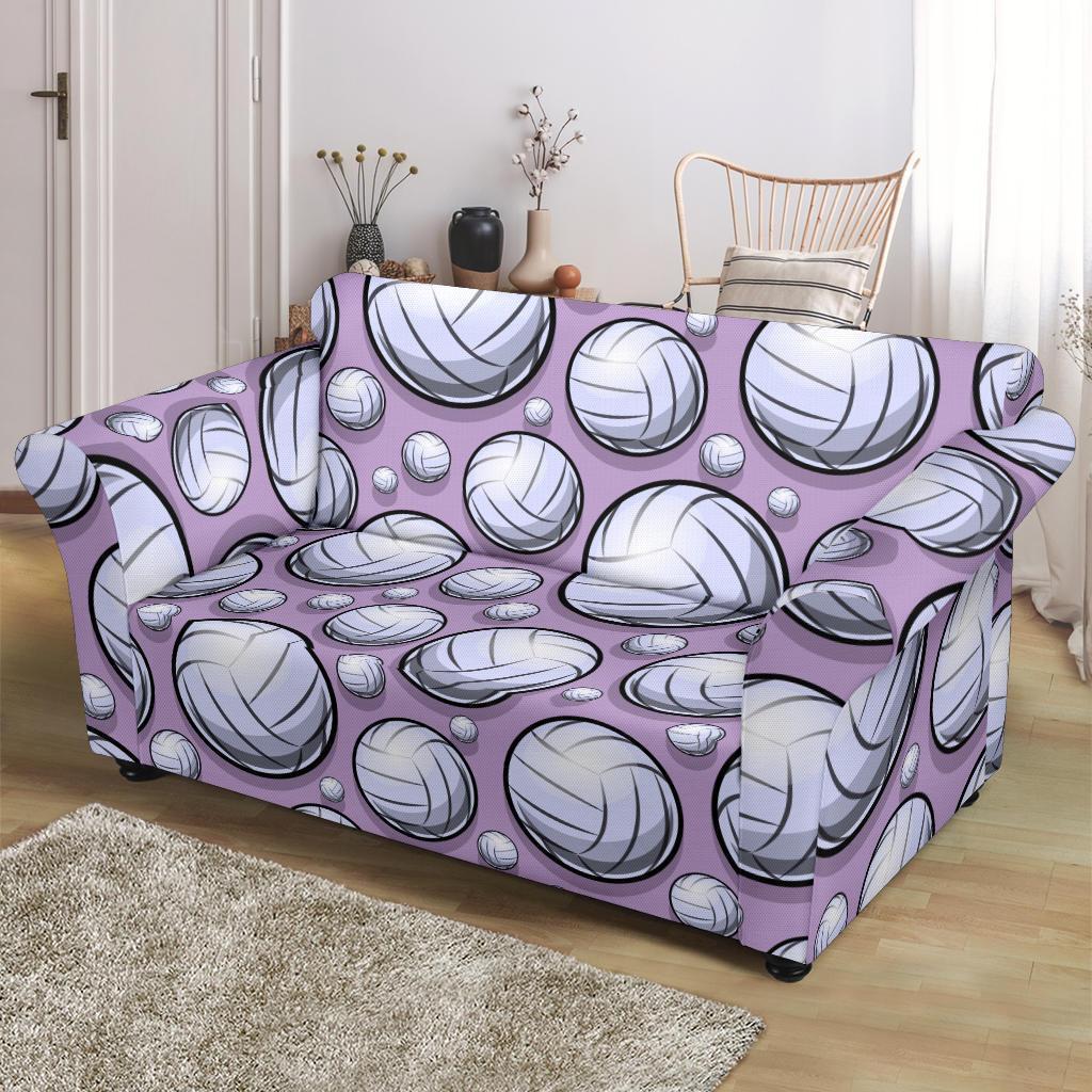 Volleyball Print Pattern Loveseat Cover-grizzshop