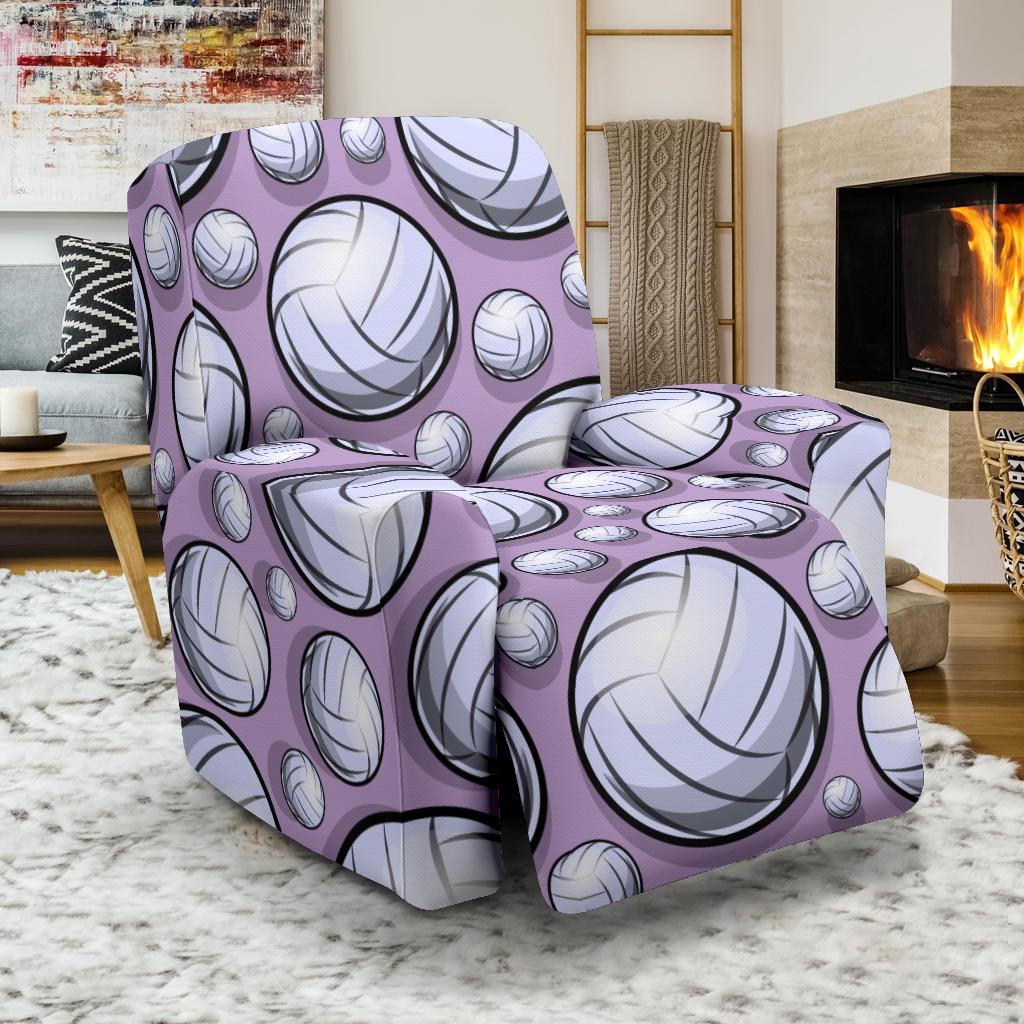 Volleyball Print Pattern Recliner Cover-grizzshop