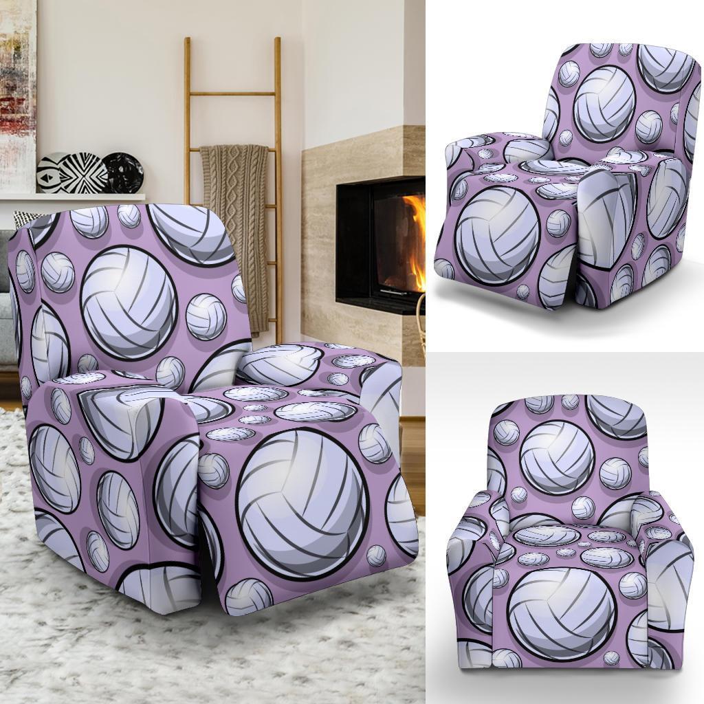 Volleyball Print Pattern Recliner Cover-grizzshop