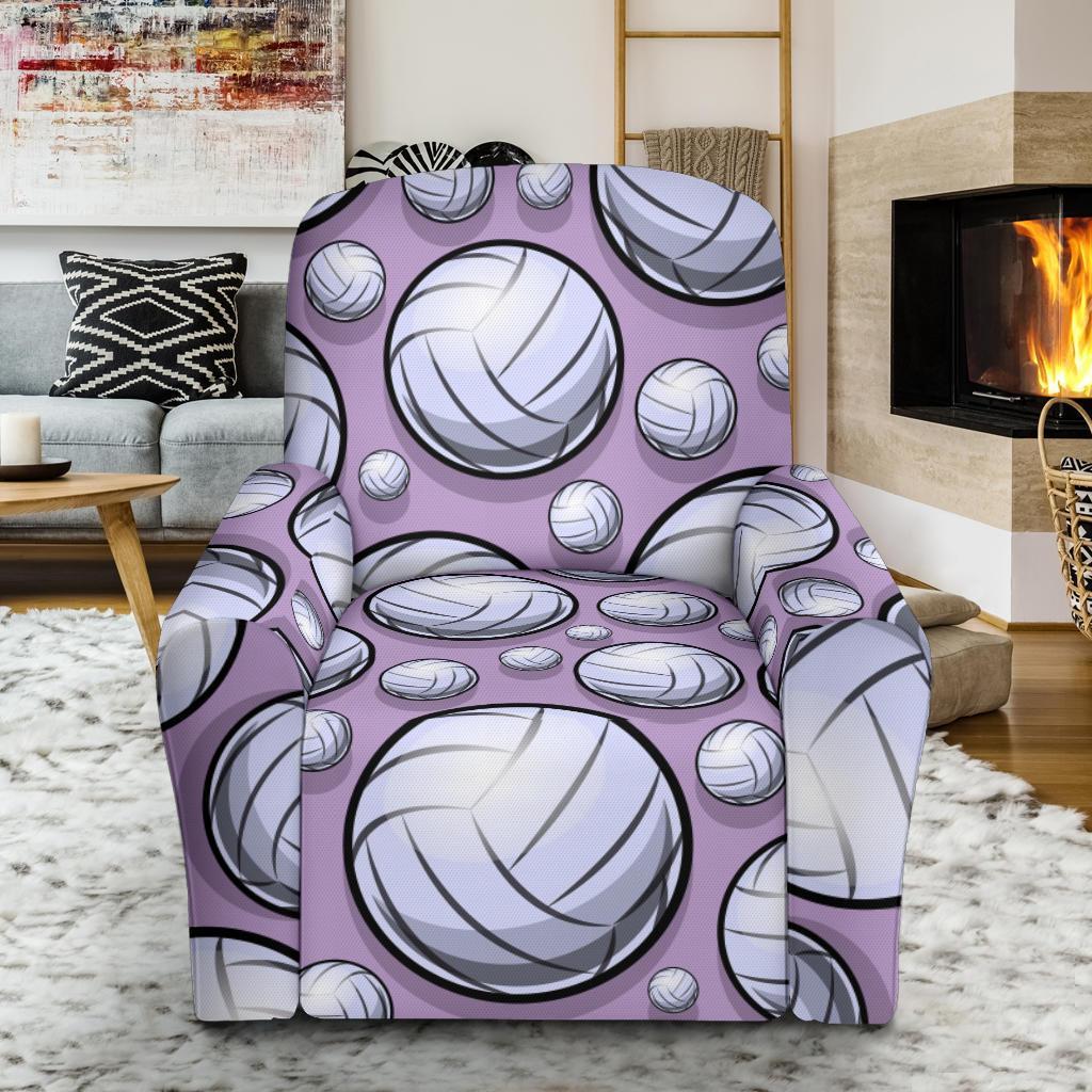 Volleyball Print Pattern Recliner Cover-grizzshop