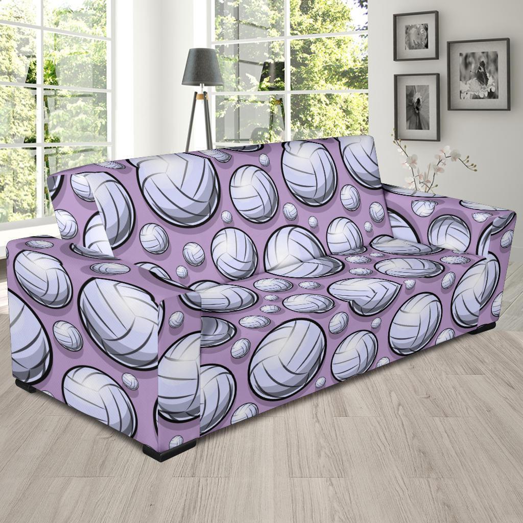 Volleyball Print Pattern Sofa Covers-grizzshop