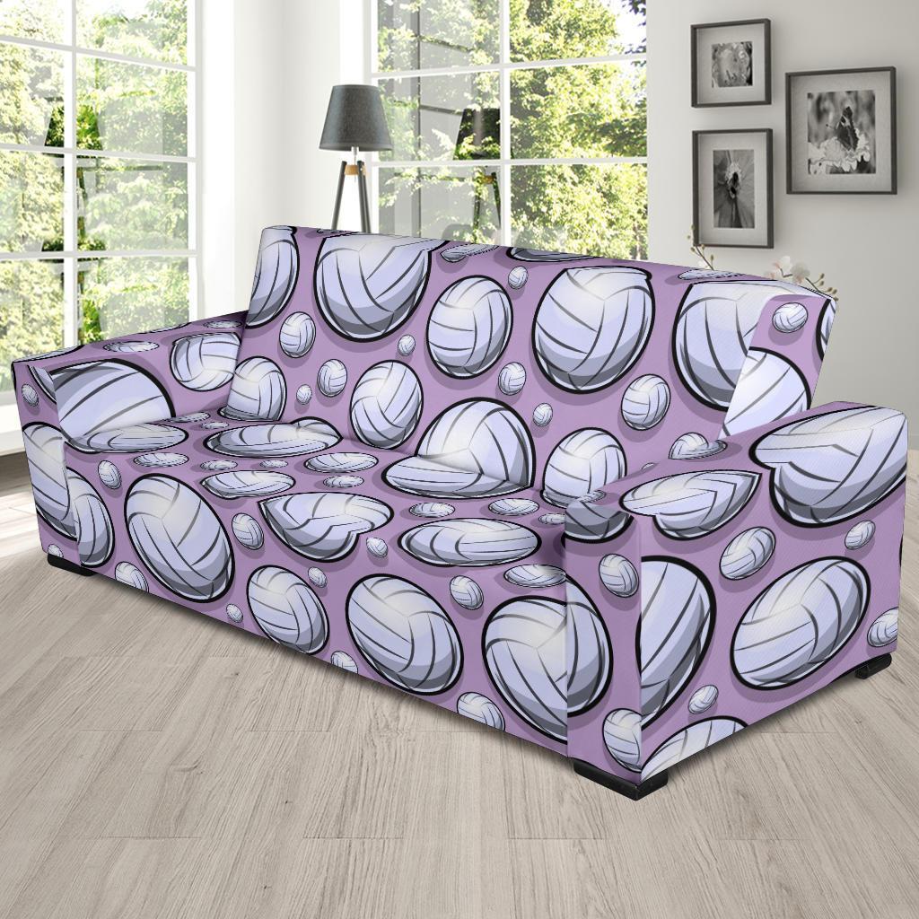 Volleyball Print Pattern Sofa Covers-grizzshop