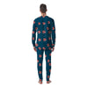 Volleyball White And Red Print Pattern Men's Pajamas-grizzshop