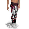 Voodoo Doll Cartoon Print Men's Leggings-grizzshop