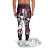 Voodoo Doll Cartoon Print Men's Leggings-grizzshop