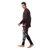 Voodoo Doll Cartoon Print Men's Pajamas-grizzshop