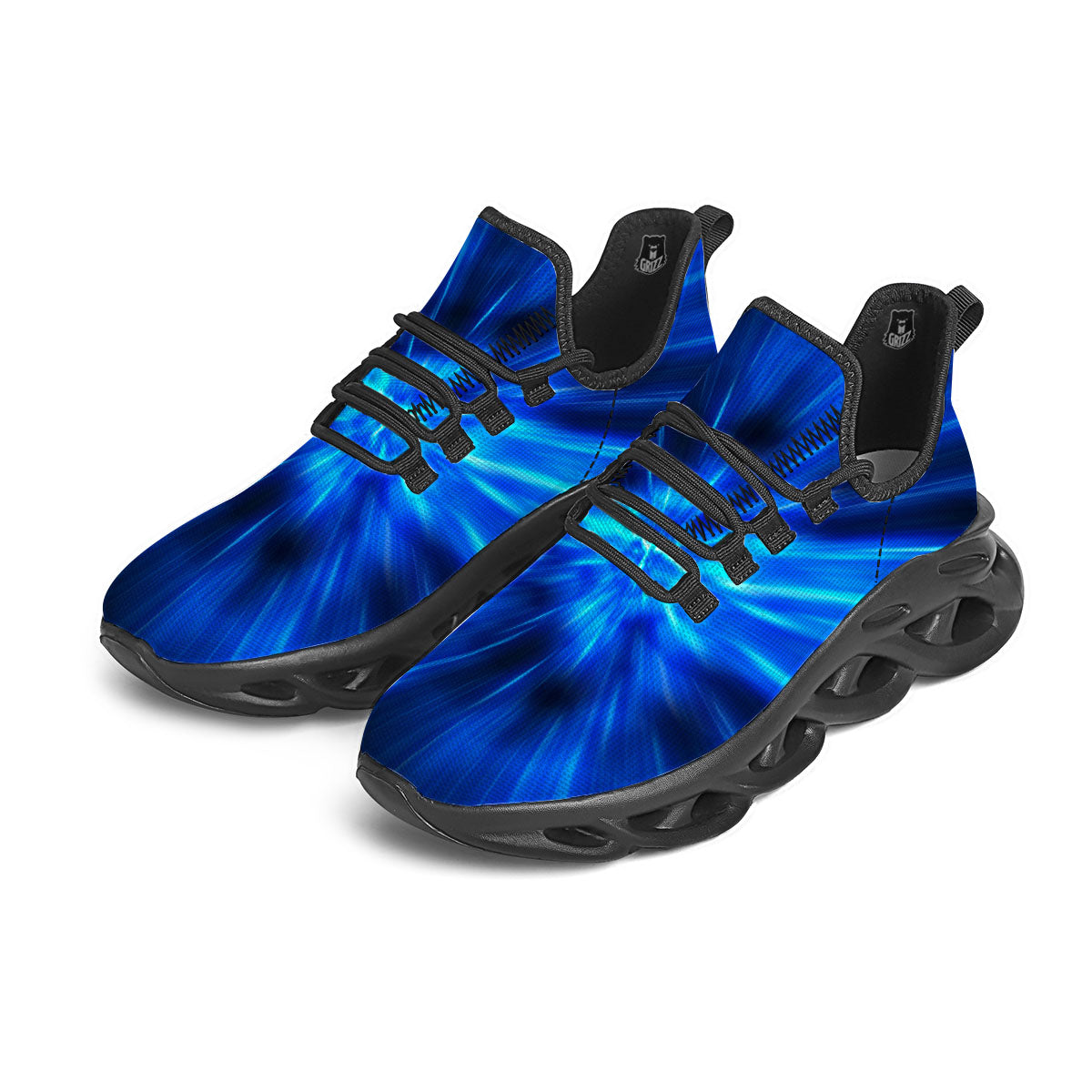 Vortex Lightspeed Print Black Running Shoes-grizzshop