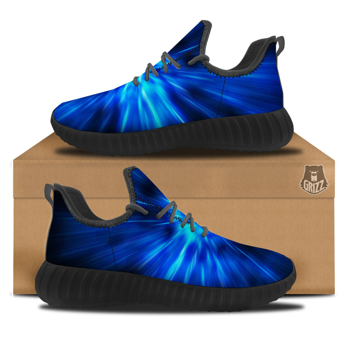 Vortex Lightspeed Print Black Walking Shoes-grizzshop