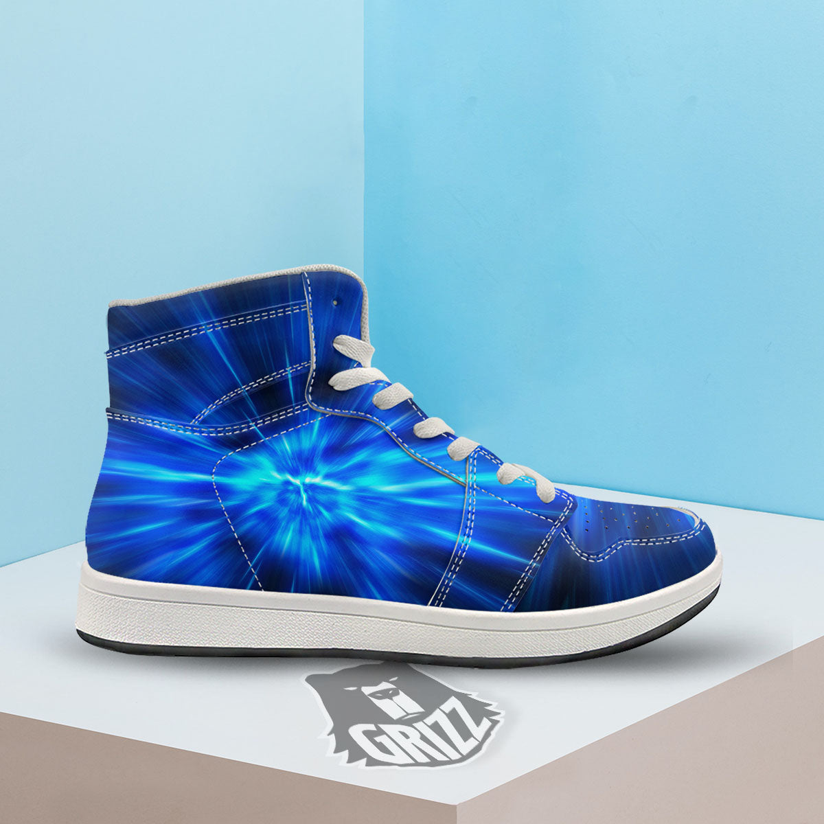 Vortex Lightspeed Print High Top Sneakers-grizzshop