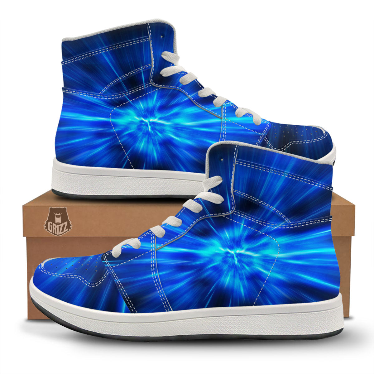 Vortex Lightspeed Print High Top Sneakers-grizzshop