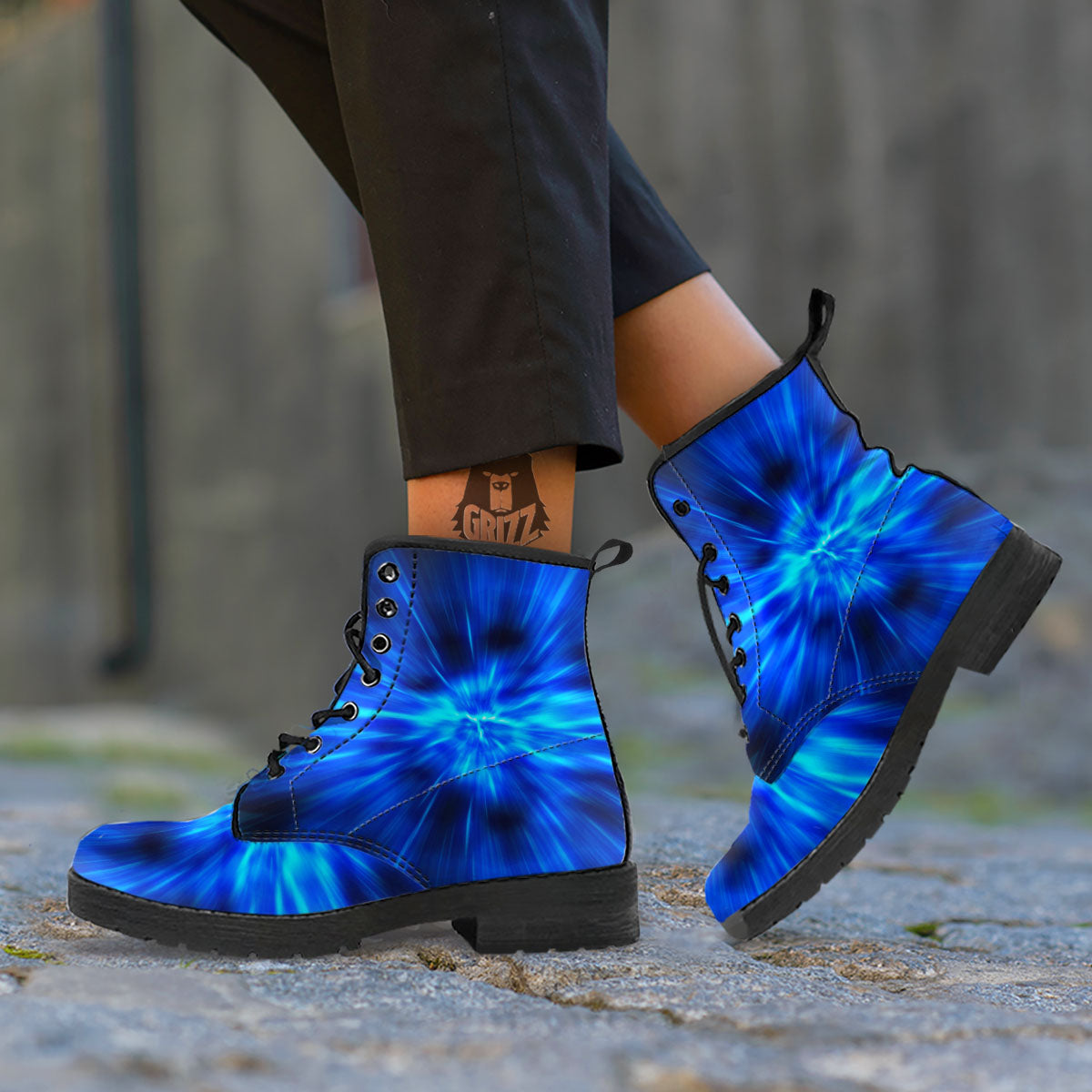 Vortex Lightspeed Print Leather Boots-grizzshop