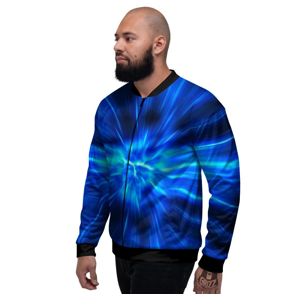 Vortex Lightspeed Print Men's Bomber Jacket-grizzshop