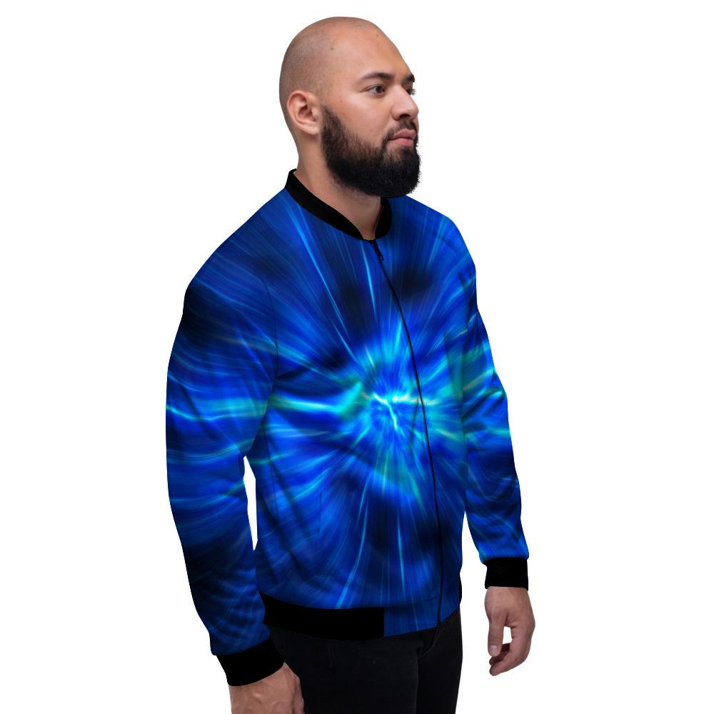 Vortex Lightspeed Print Men's Bomber Jacket-grizzshop