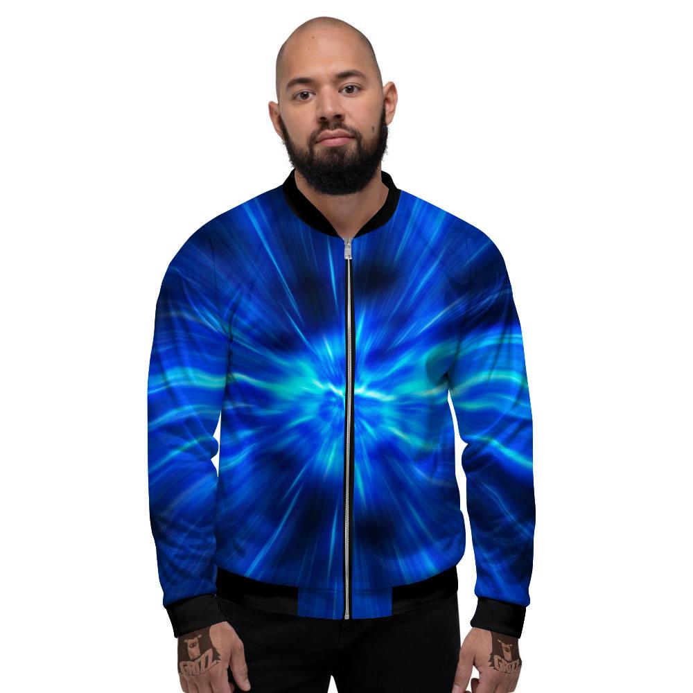 Vortex Lightspeed Print Men's Bomber Jacket-grizzshop