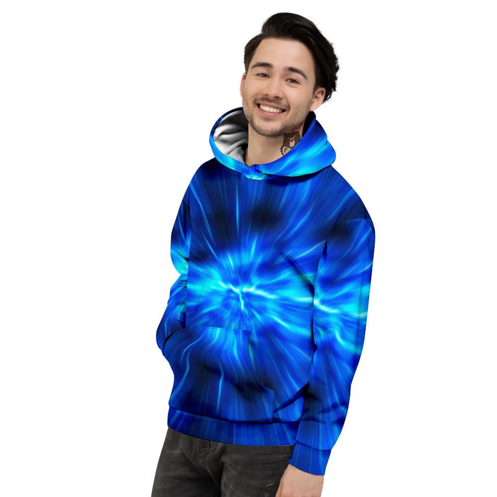Vortex Lightspeed Print Men's Hoodie-grizzshop