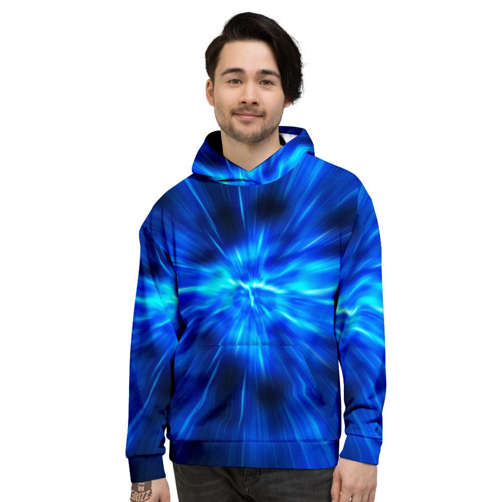 Vortex Lightspeed Print Men's Hoodie-grizzshop