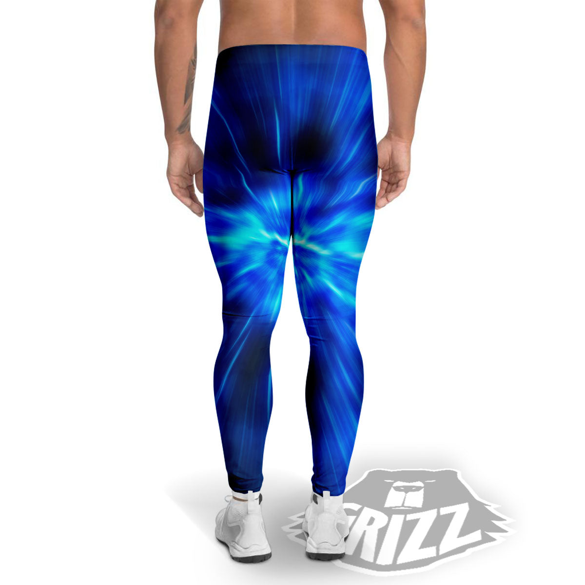 Vortex Lightspeed Print Men's Leggings-grizzshop