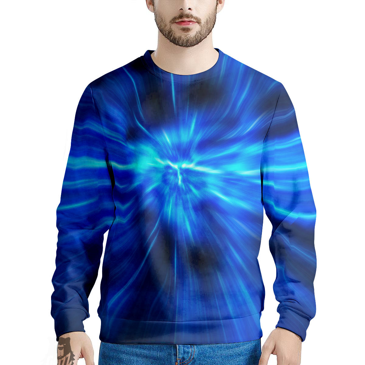 Vortex Lightspeed Print Men's Sweatshirt-grizzshop